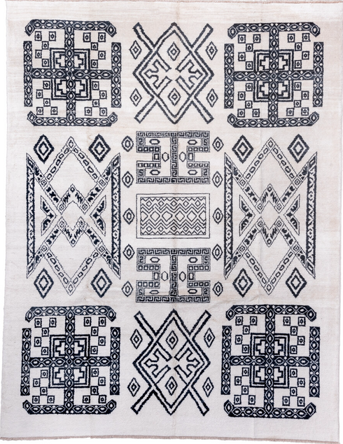 Vintage Moroccan Area Rug (9' x 12')